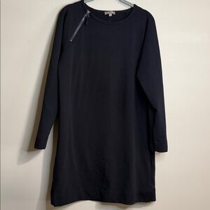Lilla P black sweatshirt mini dress or tunic. Size small